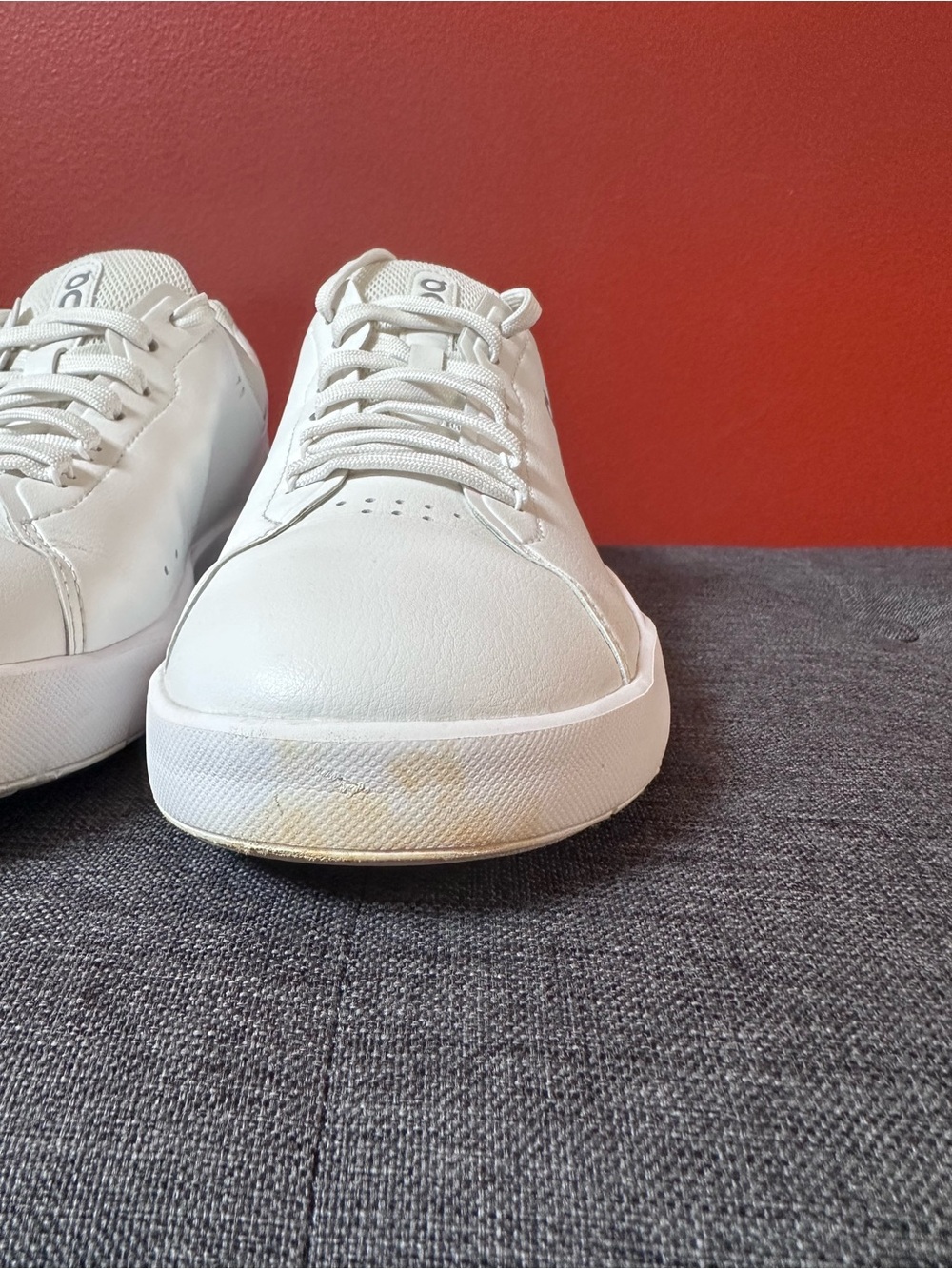 On Cloud The Roger Advantage All White Leather Sneaker Size Women’s US 9.5 - Picture 5 of 15